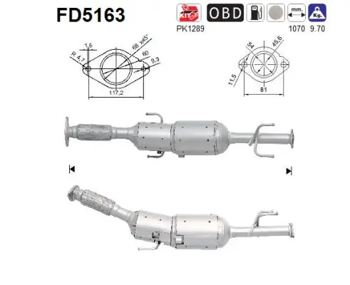 Soot/Particulate Filter, exhaust system