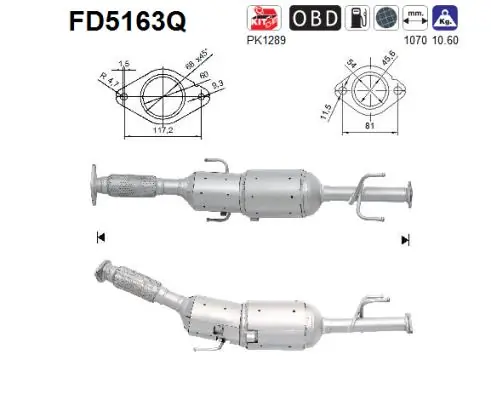 Soot/Particulate Filter, exhaust system