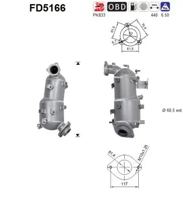 Soot/Particulate Filter, exhaust system