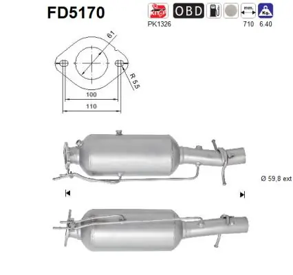 Soot/Particulate Filter, exhaust system