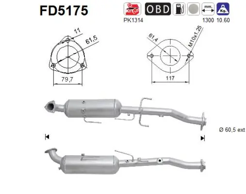 Soot/Particulate Filter, exhaust system