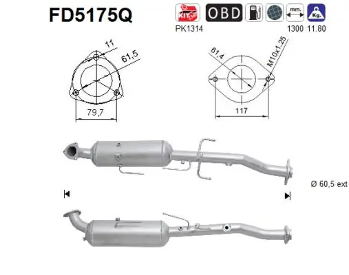 Soot/Particulate Filter, exhaust system