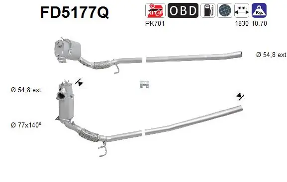 Soot/Particulate Filter, exhaust system