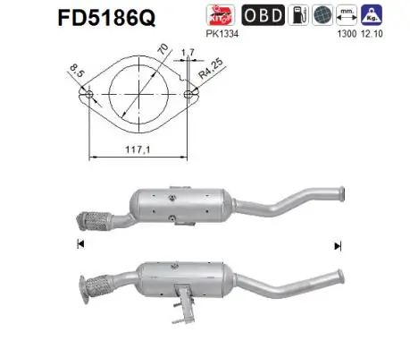 Soot/Particulate Filter, exhaust system