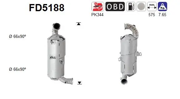 Soot/Particulate Filter, exhaust system