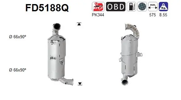 Soot/Particulate Filter, exhaust system