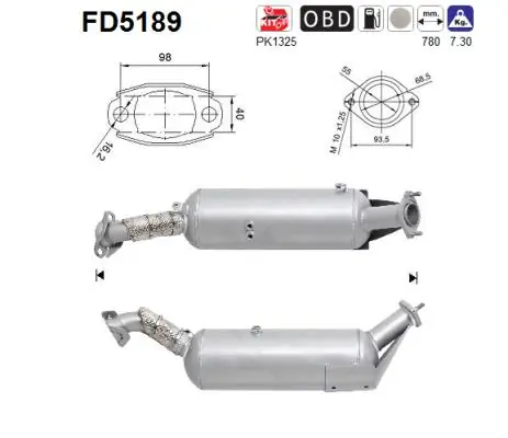 Soot/Particulate Filter, exhaust system