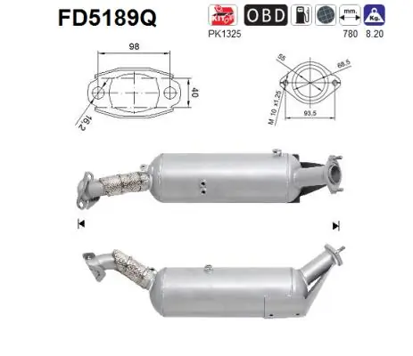 Soot/Particulate Filter, exhaust system