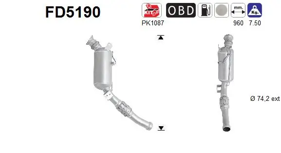 Soot/Particulate Filter, exhaust system