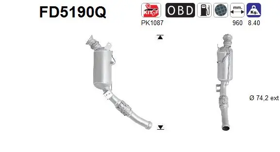 Soot/Particulate Filter, exhaust system