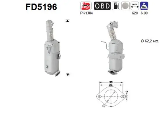 Soot/Particulate Filter, exhaust system