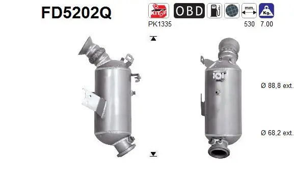 Soot/Particulate Filter, exhaust system