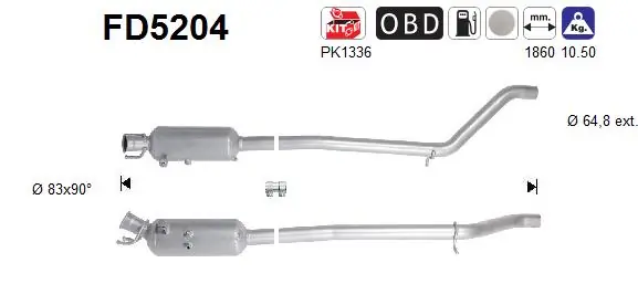 Soot/Particulate Filter, exhaust system