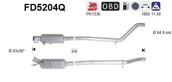 Soot/Particulate Filter, exhaust system