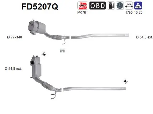 Soot/Particulate Filter, exhaust system