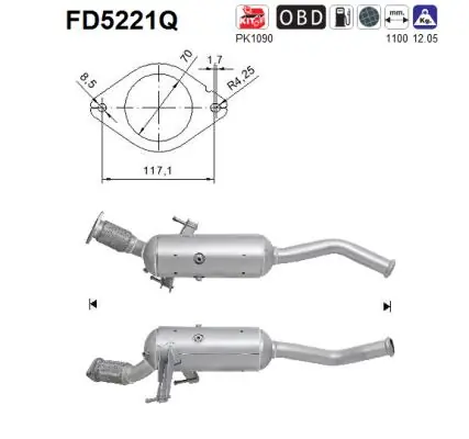 Soot/Particulate Filter, exhaust system