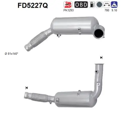 Soot/Particulate Filter, exhaust system