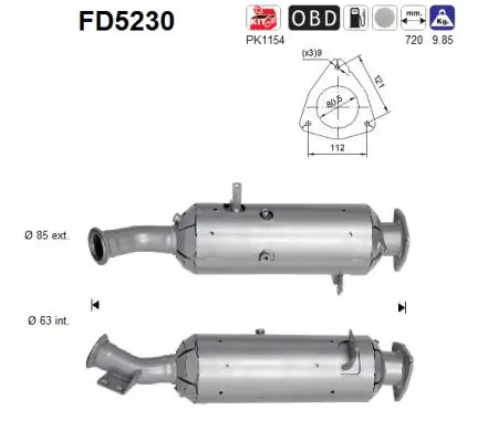 Soot/Particulate Filter, exhaust system