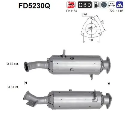 Soot/Particulate Filter, exhaust system