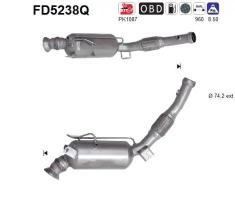 Soot/Particulate Filter, exhaust system