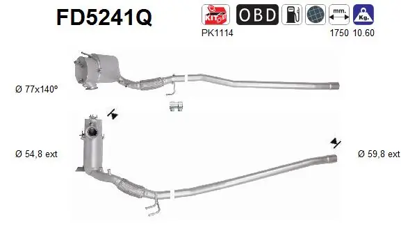 Soot/Particulate Filter, exhaust system