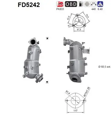 Soot/Particulate Filter, exhaust system