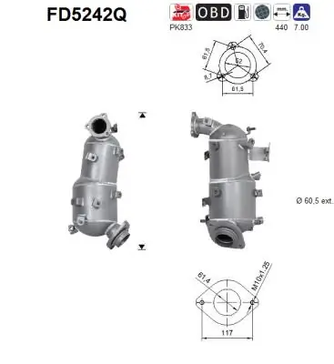 Soot/Particulate Filter, exhaust system