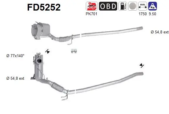 Soot/Particulate Filter, exhaust system