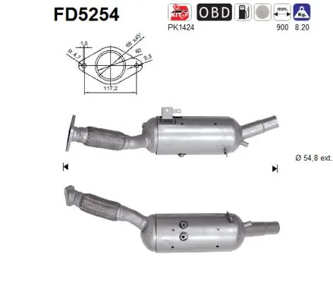 Soot/Particulate Filter, exhaust system