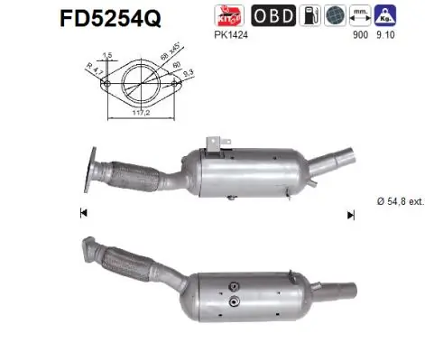 Soot/Particulate Filter, exhaust system