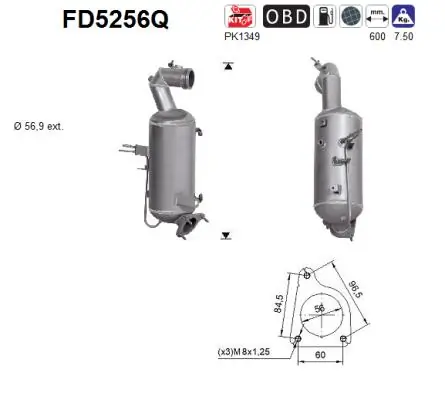Soot/Particulate Filter, exhaust system
