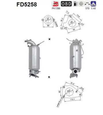 Soot/Particulate Filter, exhaust system