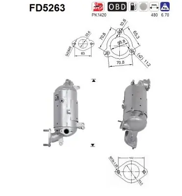Soot/Particulate Filter, exhaust system