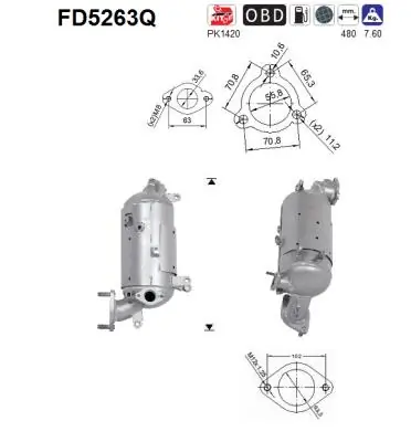 Soot/Particulate Filter, exhaust system