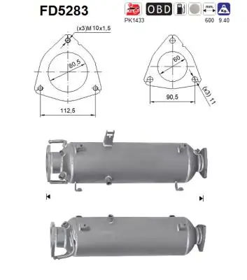 Soot/Particulate Filter, exhaust system