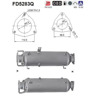 Soot/Particulate Filter, exhaust system
