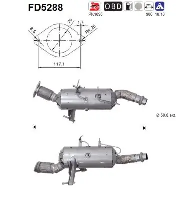 Soot/Particulate Filter, exhaust system