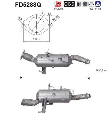 Soot/Particulate Filter, exhaust system