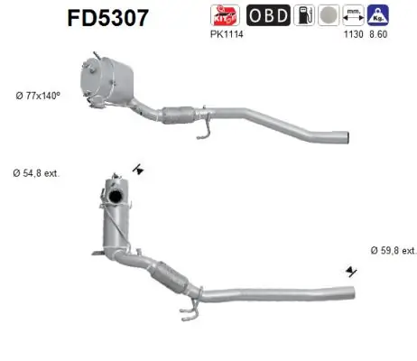 Soot/Particulate Filter, exhaust system