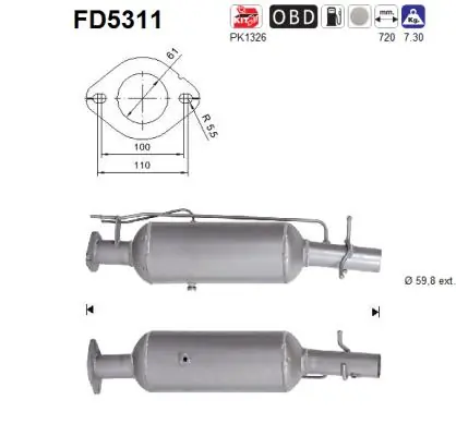 Soot/Particulate Filter, exhaust system