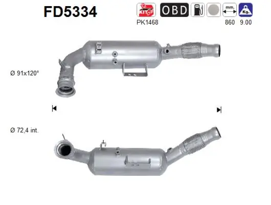 Soot/Particulate Filter, exhaust system