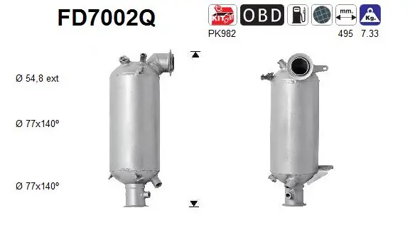 Soot/Particulate Filter, exhaust system
