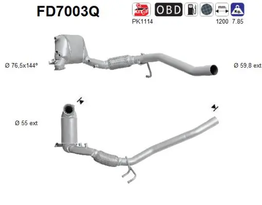 Soot/Particulate Filter, exhaust system