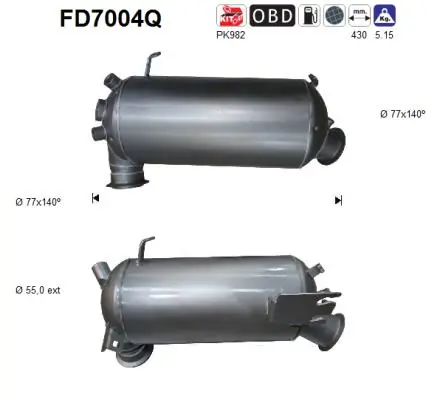 Soot/Particulate Filter, exhaust system