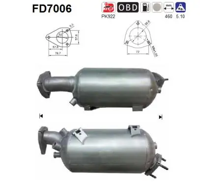 Soot/Particulate Filter, exhaust system