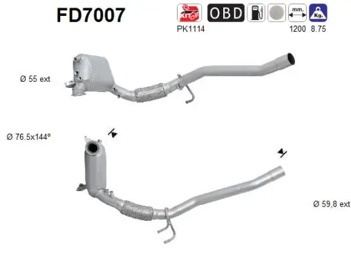 Soot/Particulate Filter, exhaust system