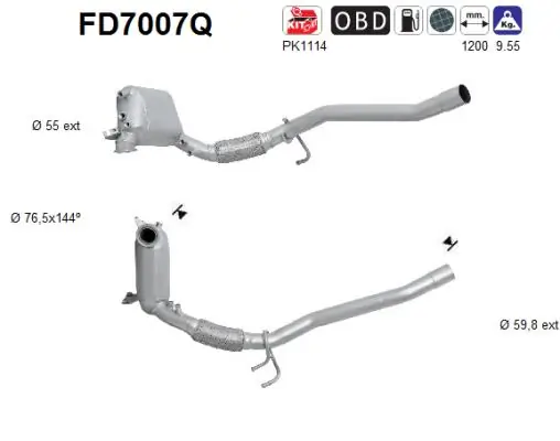 Soot/Particulate Filter, exhaust system
