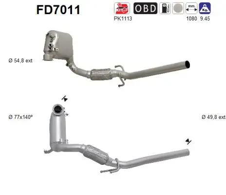 Soot/Particulate Filter, exhaust system