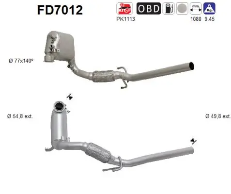 Soot/Particulate Filter, exhaust system