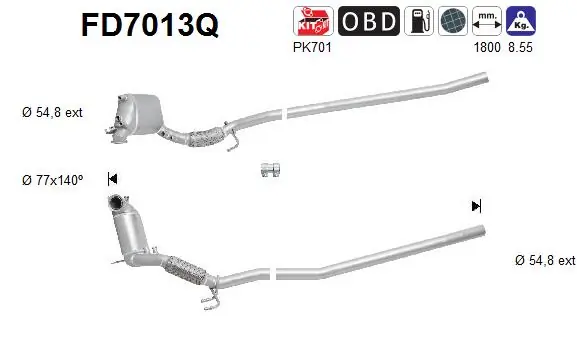 Soot/Particulate Filter, exhaust system